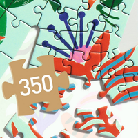 DJECO Tvarové puzzle Opice 350 dílků