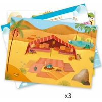 DJECO Propisovací obrázky Severní pól, savana a poušť