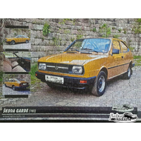 RETRO-AUTA Puzzle č. 20 Škoda Garde (1983) 500 dílků