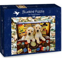 BLUEBIRD Puzzle Zcestovalá štěňata 1000 dílků
