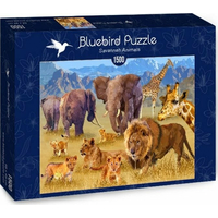 BLUEBIRD Puzzle Zvířata za savany 1500 dílků