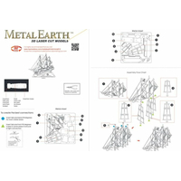 METAL EARTH 3D puzzle Black Pearl (Černá perla)