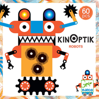 DJECO Magnetické puzzle Kinoptik Roboti