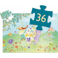 DJECO Puzzle Jarní princezna 36 dílků