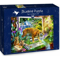BLUEBIRD Puzzle Ožívající tygři 1500 dílků