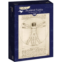 BLUEBIRD Puzzle Vitruviánský muž 1000 dílků