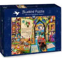 BLUEBIRD Puzzle Život je otevřená kniha: Benátky 1000 dílků