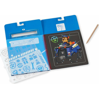 NICKELODEON Škrabací obrázky v bloku Tlapková patrola