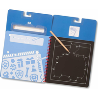 NICKELODEON Škrabací obrázky v bloku Tlapková patrola