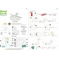 METAL EARTH 3D puzzle Bombardér Rockwell B-1 Lancer