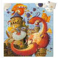 DJECO Puzzle Dračí bitva 54 dílků