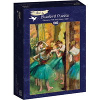 BLUEBIRD Puzzle Tanečnice - růžová a zelená 1000 dílků