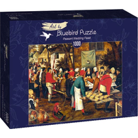 BLUEBIRD Puzzle Venkovská svatební hostina 1000 dílků