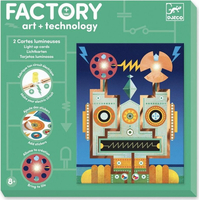 DJECO Světélkující obrázky Roboti