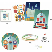 DJECO Světélkující obrázky Roboti