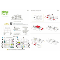 METAL EARTH 3D puzzle Ford Mustang 1965 (červený)