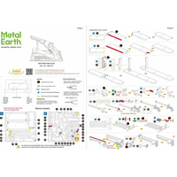 METAL EARTH 3D puzzle Wild West: Revolver