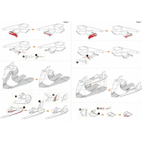 METAL EARTH 3D puzzle Batman vs. Superman: Batwing