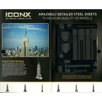 METAL EARTH 3D puzzle Empire State Building (ICONX)