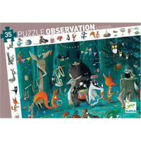 DJECO Puzzle Observation: Lesní orchestr 35 dílků