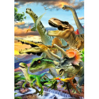 BLUEBIRD Puzzle Soumrak dinosaurů 1000 dílků