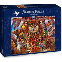 BLUEBIRD Puzzle Zvířecí totem 1000 dílků