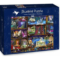 BLUEBIRD Puzzle Knihovna dobrodružství 3000 dílků