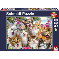 SCHMIDT Puzzle Kočičí selfie 500 dílků