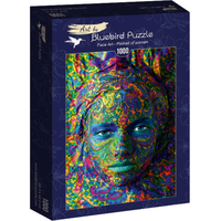 BLUEBIRD Puzzle Face Art: Portrét ženy 1000 dílků