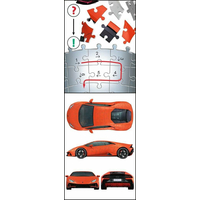 RAVENSBURGER 3D puzzle Lamborghini Huracan 108 dílků
