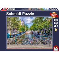 SCHMIDT Puzzle Amsterdam 500 dílků