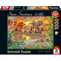 SCHMIDT Puzzle Divoká příroda: Africké království 1000 dílků