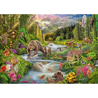 SCHMIDT Puzzle Divoká příroda: Hranice lesa 1000 dílků