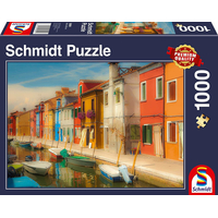 SCHMIDT Puzzle Zářivé domy 1000 dílků