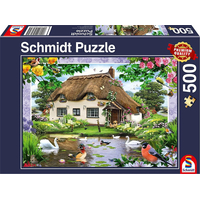 SCHMIDT Puzzle Romantická chalupa 500 dílků