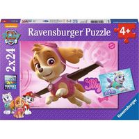 RAVENSBURGER Puzzle Tlapková patrola: Skye a Everest 2x24 dílků