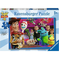 RAVENSBURGER Puzzle Toy story 4: Woody a Forky 35 dílků