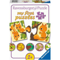 RAVENSBURGER Moje první puzzle Zvířátka a mláďátka 9x2 dílků