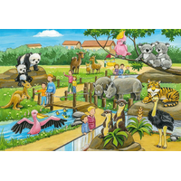 SCHMIDT Puzzle Den v zoo 3x24 dílků