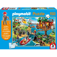 SCHMIDT Puzzle Playmobil Domek na stromě 150 dílků + figurka Playmobil