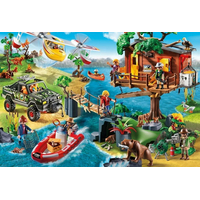 SCHMIDT Puzzle Playmobil Domek na stromě 150 dílků + figurka Playmobil