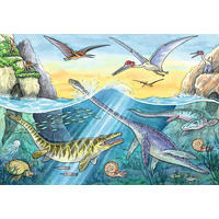 RAVENSBURGER Puzzle Svět dinosaurů 2x24 dílků