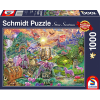 SCHMIDT Puzzle Začarované dračí království 1000 dílků