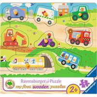 RAVENSBURGER Dřevěná vkládačka Dopravní prostředky