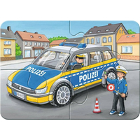RAVENSBURGER Moje první puzzle Zásahová vozidla 4v1 (2,4,6,8 dílků)