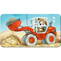 RAVENSBURGER Moje první puzzle Zvířátka na stavbě 9x2 dílků