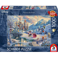 SCHMIDT Puzzle Kráska a zvíře: Zimní kouzlo 1000 dílků