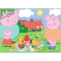 RAVENSBURGER Puzzle Prasátko Peppa: Zábavné dny 4v1 (12,16,20,24 dílků)