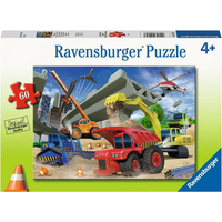 RAVENSBURGER Puzzle Stavební vozidla 60 dílků