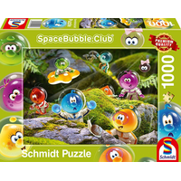 SCHMIDT Puzzle Spacebubble Club: Přistání v mechovém lese 1000 dílků